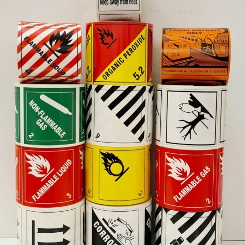 dangerous goods shipping labels