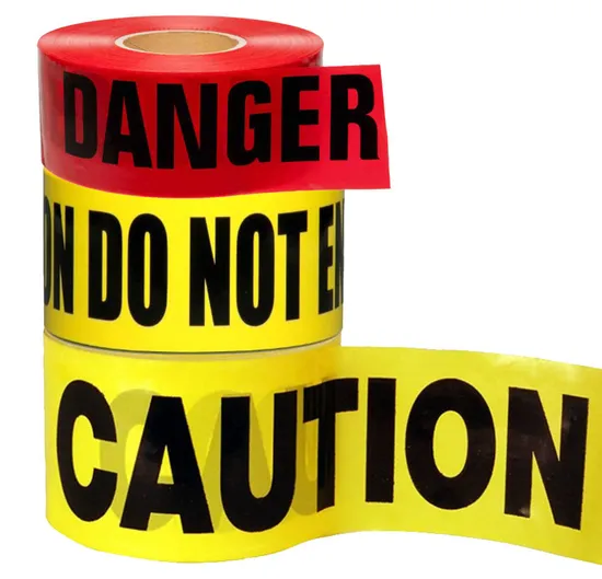 Caution Barricade Tape Supplier in UAE - asset labels - De Megha Fzc - 2026