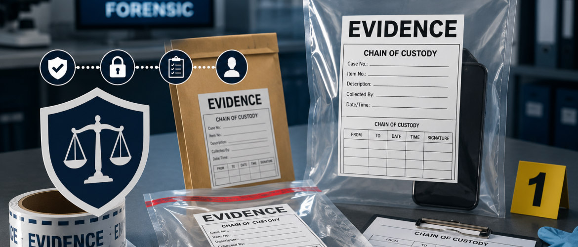 Forensic Evidence Bags: Chain of Custody Packaging Guide - De Megha Fzc - 2026