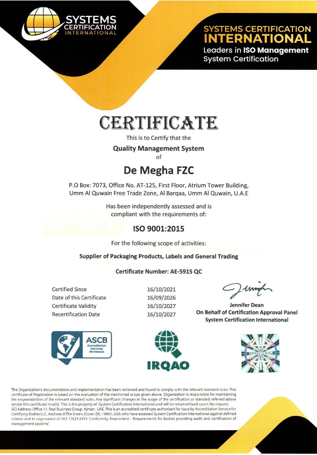 Home - custom label printing uae - De Megha Fzc - 2026