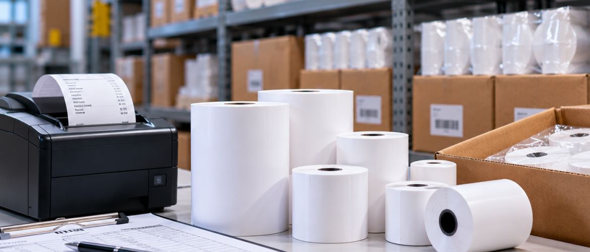POS Thermal Rolls: How Storage and Handling Affect Receipt Print Quality - POS thermal rolls - De Megha Fzc - 2026